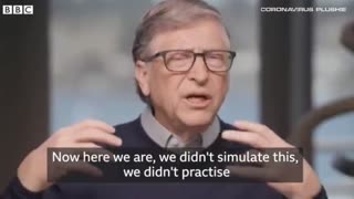 Bill Gates: ""We didn't simulate this, we didn't practice."