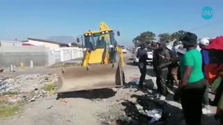 Chaos erupted after private company evicted a crèche in Gugulethu