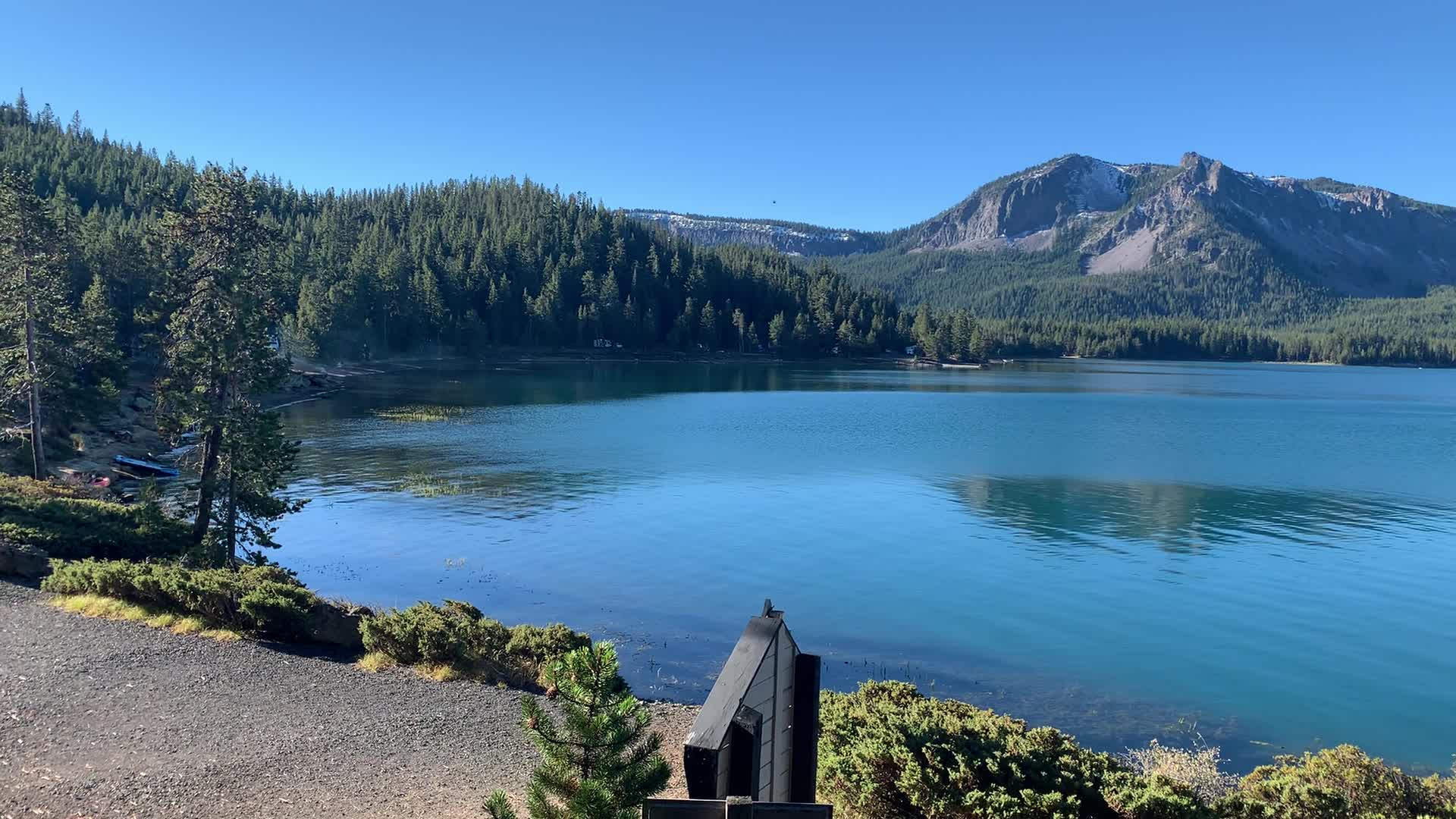 Central Oregon Paulina Lake “Grand Loop” Arriving at Lakeshore