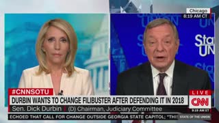 Dick Durbin says filibuster flip-flop is necessary