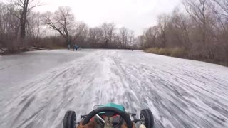 Go-Karting on a Frozen River