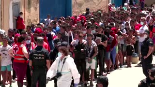 Thousands of children among Ceuta migrants