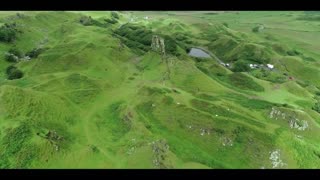 fantasy music in drone flying Scotland