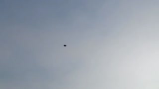 Flying saucer over Tuebingen, Germany