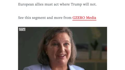 DEEP STATE COUP CONSPIRER IN UKRAINE / FMR NATO AMB VICTORIA NULAND ON TRUMP 2018