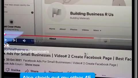 Create Facebook Page | Free Facebook Ads Course | Youtube Shorts