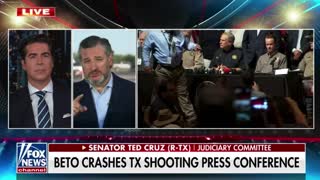 Sen. Ted Cruz reacts to Beto O'Rourke disrupting Gov. Abbott's press conference
