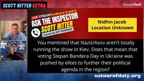 Scott Ritter: Oligarchs are funding Nazis