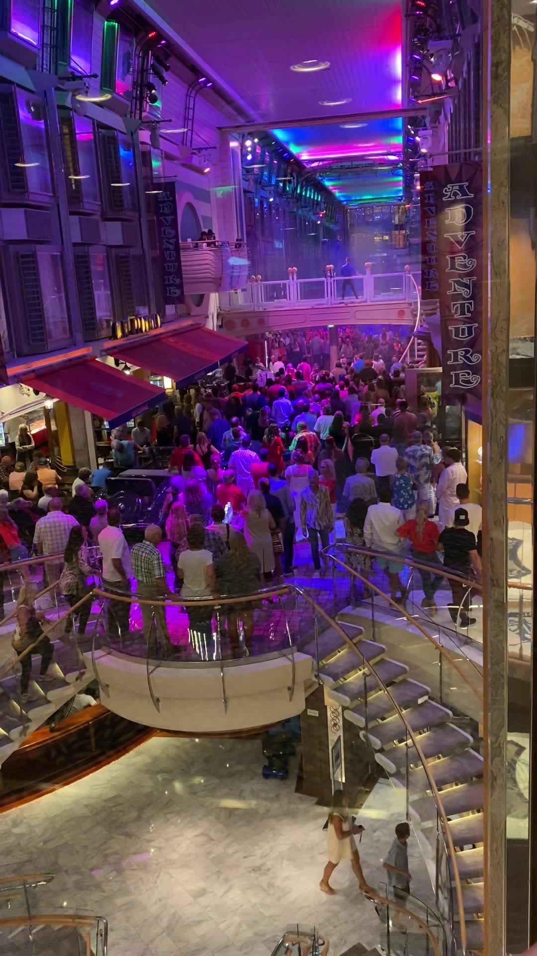 Adventure of the Seas Promenade Party