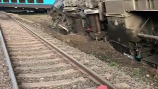 Shocking scene in Australia as passenger train derails