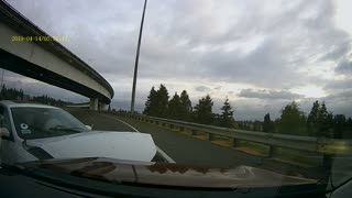 Car Driving Wrong Way Collides With Dash Cam Owner