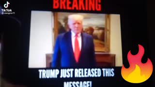 Special message from president Donald J Trump