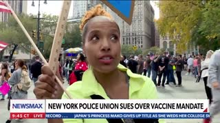 Newsmax: New York police union sues over vaccine mandate.