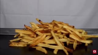 ASMR eating chili cheese french fries