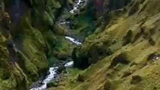 Fjadrargljufur Canyon, Iceland.