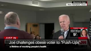 Biden mocks fat people