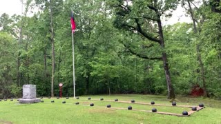 Confederate soldiers mass burial, Shiloh Battlefield