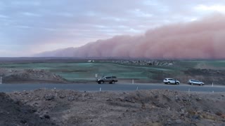 Outback Australian Dust Storm
