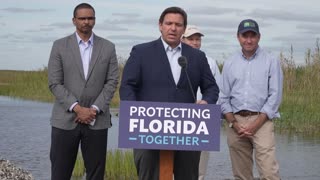 Gov Ron DeSantis Announces Environmental Budget Proposal in the Everglades