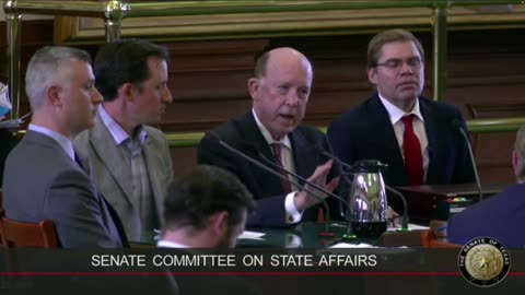 3/16 Dr. Hotze Testimony to the Texas Senate Committee on State Affairs (R-C)