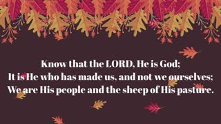 Happy Thanksgiving from FCBC