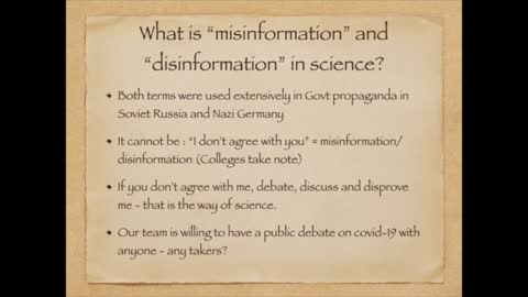 January 2022 Roundtable - Dr. Francis Christian, Part 2 : "Misinformation" and "Experts"