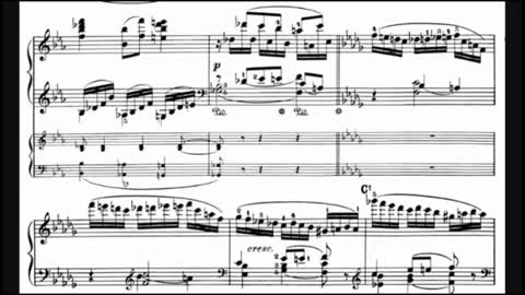 Tchaikovsky Piano Concerto No 1 with sheet music