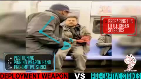 Pre-emptive striking vs deployment scissors in the metro | Real Violence For Knowledge