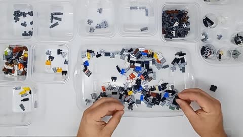 Sorting Lego Modified Plates 1x2