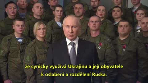 Novoroční projev Vladimira Putina k přivítání roku 2023, Titulky CZ