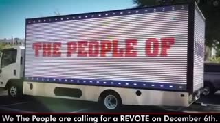 We The People Are Calling For A REVOTE On December 6th