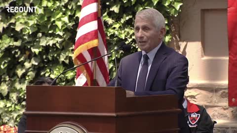 Fauci Lectures Himself During Princeton Commencement Address