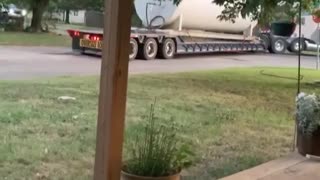 Reversing Truck Takes out the Town's Power