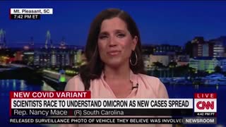Rep. Nancy Mace caught giving Fox News and CNN viewers different takes on vaccines