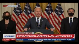 Joe Biden Mumbles Through Afghan Speech -- Still Don't Know How Many Americans Are in Country