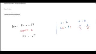 Math80_MAlbert_3.5_Solving equations using multiplication and division properties of equality