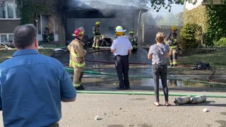 Both Dogs Saved From Garage Fire