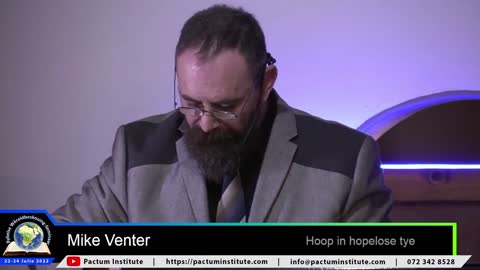 Hoop in hopelose tye - Mike Venter