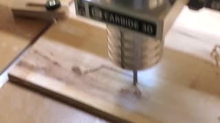 First CNC project-plaque step 1