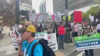 Seattle Protestors Fight Mandates: "We Will Not Comply"