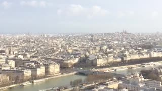 A great view from the Eiffel Tower