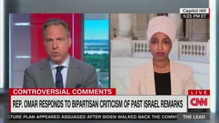 Omar Doesn't Regret Comparing The US, Israel To The Taliban