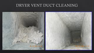 Dryer duct cleaning