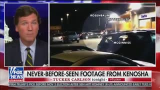 Tucker Carlson airs ground breaking footage of Kyle Rittenhouse shooting incident