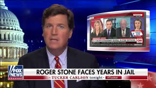 Tucker Carlson calls for president to pardon Roger Stone