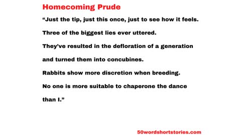Homecoming Prude