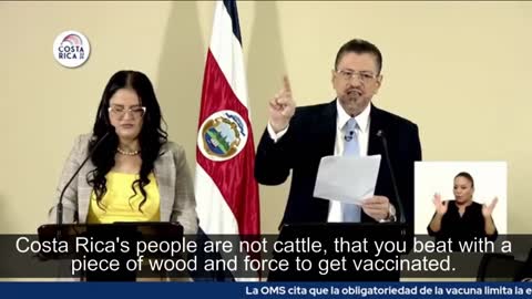 Mandatory "Vaccination" is Illegal: Costa Rica