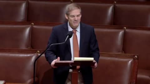 Jim Jordan Rips Dems On House Floor: 'What Are Democrats Doing Today—Legalizing Drugs!'