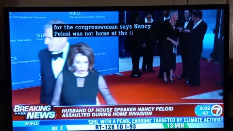 HUSBAND OF HOUSE SPEAKER NANCY PELOSI ASSAULTED DURING HOME INVASION