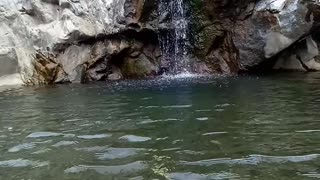 Small waterfall video from nature